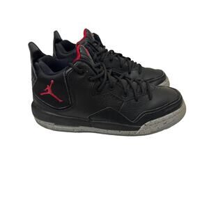 Nike Air Jordan Shoes Courtside 23 Black Red Sneakers Size Youth 3.5